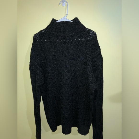 Peregrine Hudson Aran British wool cable knit sweater size XL made in England - Picture 4 of 9